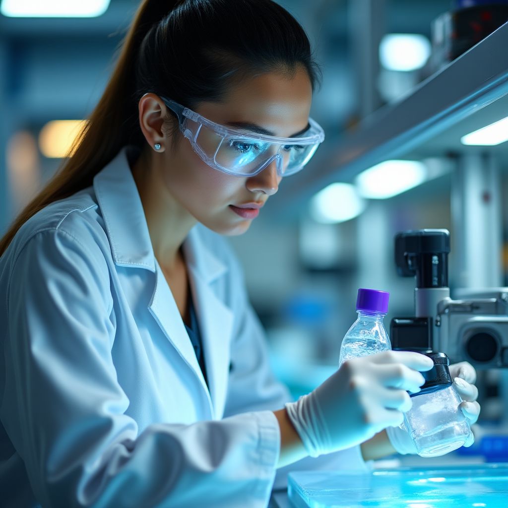 Científico de Y-TEC trabajando en un laboratorio